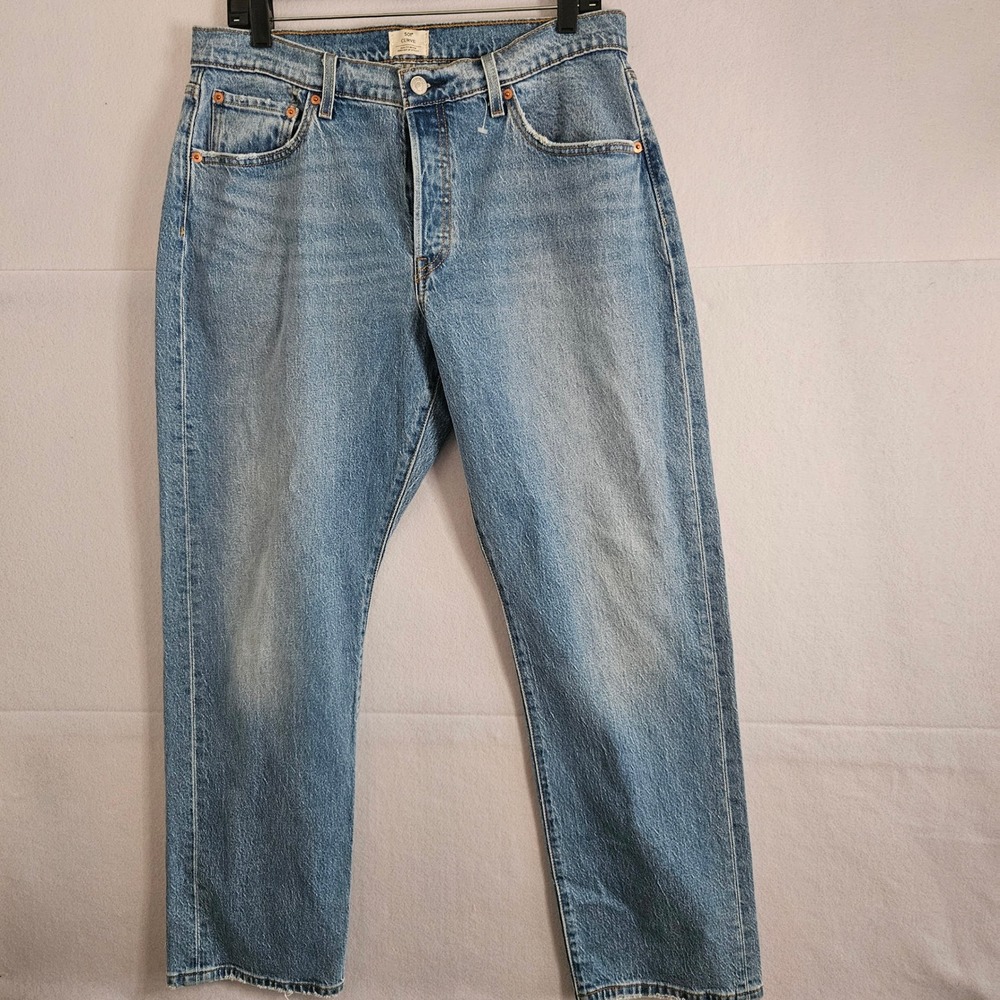Levis 501 Curve Light Wash Straight Leg Button Fly Jeans W32 L30 0036A-0009